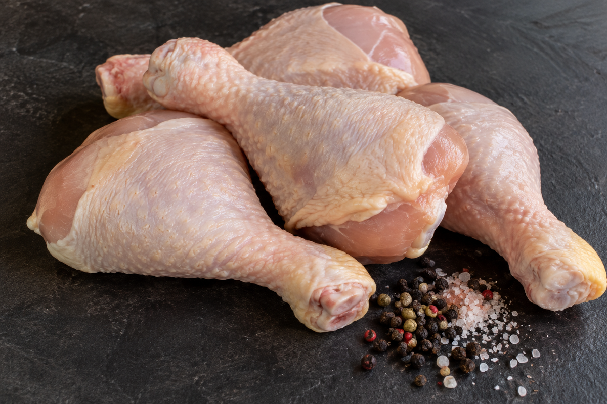 Chicken Legs/Drumsticks (4) ≈$8/pound (1.4 to 2.0lbs)